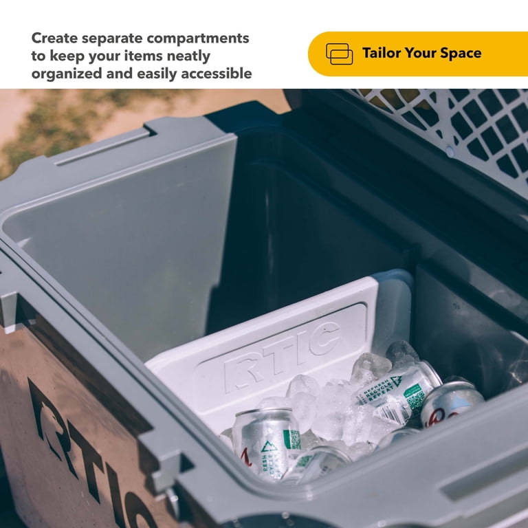 RTIC 52 Quart Ultra-Light Hard Cooler Bundle, with Freezable