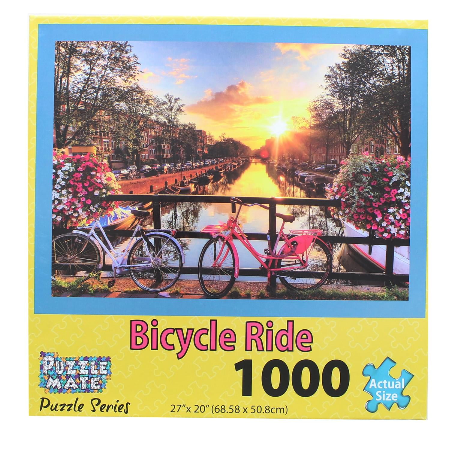 Bicycle Ride 1000 Piece Jigsaw Puzzle - Walmart.com ...