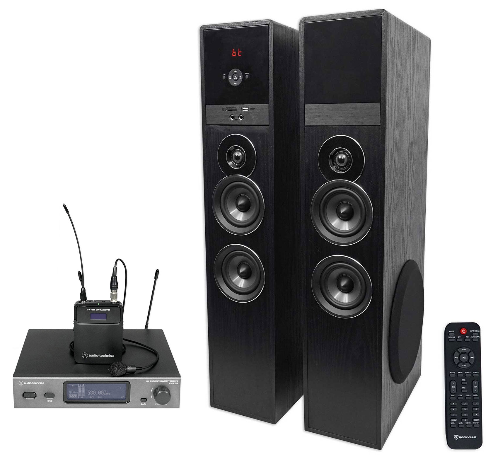 Audio Technica ATW3211/831EE1 Wireless Lavalier Microphone+Home