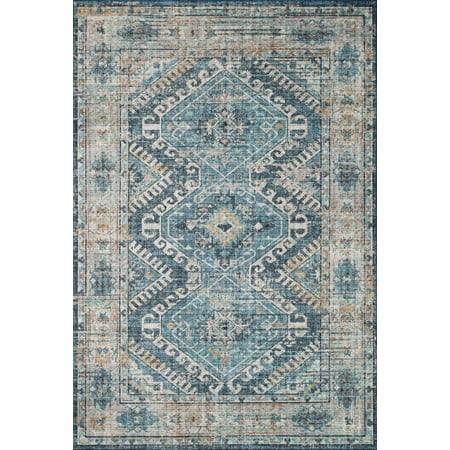 7&#39;6&#34;x9&#39;6&#34; Skye Rug Denim Blue/Natural - Loloi Rugs