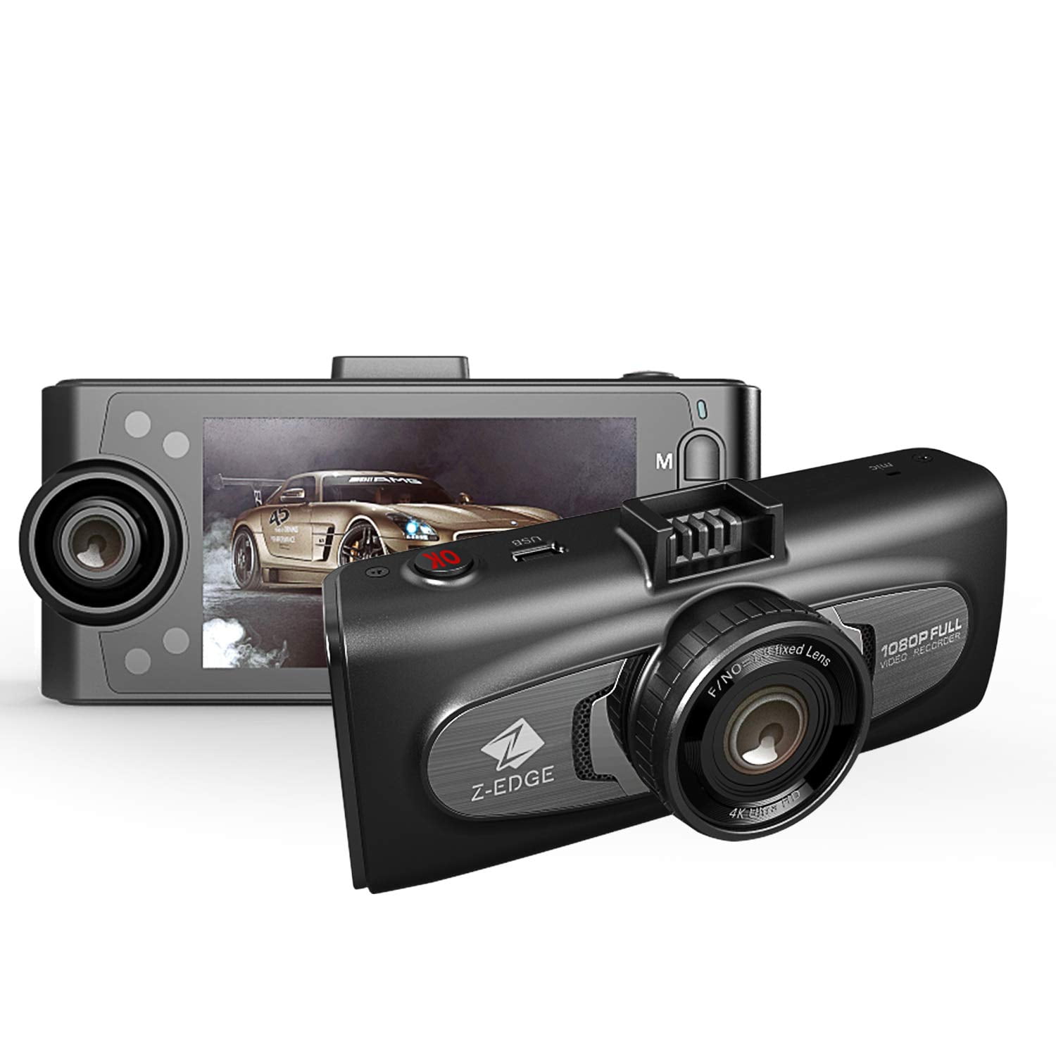 ZEdge F1 Uber Dual Dash Cam, Interior and Exterior Camera ZEdge F1 Uber Dual Dash Cam, Interior and Exterior Camera