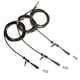 thumbnail image 3 of 3 juegos de manguitos de silicona para tubos de pesca, mangueras, aparejos, clips giratorios con ojal giratorio Negro, 3 of 7