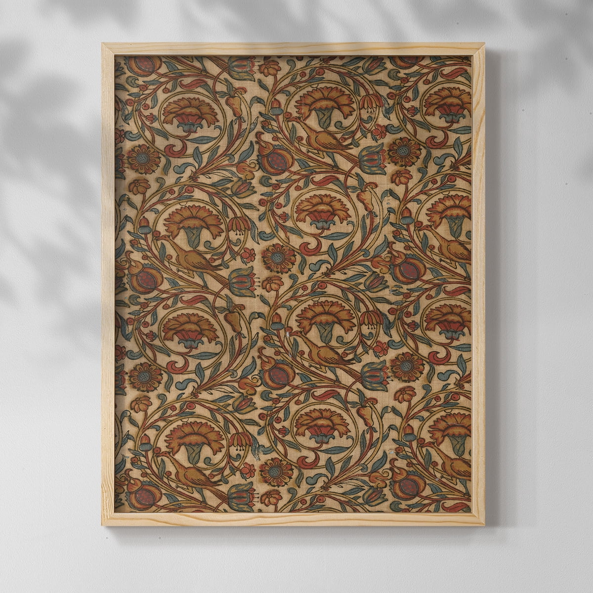 Vintage Abstract Print LIII - 10in. x 8in. Vintage Framed Print in Natural Wood Frame