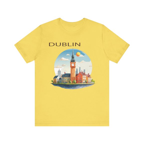 Dublin Shirt, Travel T-Shirt, Tourist Shirts, Tee Shirt with Travel Prints 1
