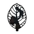 thumbnail image 2 of Vikakiooze Home Decor Mother's Day Decorative Leaves Souvenirs Black Wrought Iron Ornaments Gifts, 2 of 6