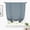 Dusty Blue, variant on DriftAway Pinch Pleat Valance for Kitchen Window Blackout Faux Linen Textured Solid Gray Valance for Living Room 16 Inch Farmhouse Window Treatment Back Tab 52x16 Gray