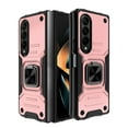 thumbnail image 5 of Elegant Choise Phone Case for Samsung Galaxy Z Fold 4 Shockproof Heavy Duty Protective Cover with Ring Stand, Pink, 5 of 11