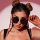 thumbnail image 5 of Gafas de sol de tendencia hueca con personalidad europea y americana de moda, hechas de PC y metal., 5 of 5