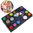 thumbnail image 5 of 14 Colors Face Body Paint Pigment Set Halloween Makeup Cosplay Painting Tool Set, 5 of 5