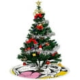 thumbnail image 4 of Christmas Tree Skirt Xmas Tree Skirts 48 in Cheerful Dog Christmas Tree Mat for Christmas Holiday Party Ornaments, 4 of 5