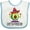 White and Blue, variant on Inktastic Cinco De Mayo Lets Fiesta Avocado Boys or Girls Baby Bib