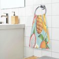 thumbnail image 6 of GZHJMY 2 Piece Tropical Fruits and Flowers Hand Towels for Bath Decorative, Pure Cotton Guest Towels Fingertip Towels for Bathroom Spa Gym,16 x 28 inch, 6 of 7