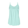 thumbnail image 6 of wcjm Green Women's Plus Size Soft Tank Top With Bra Sleeveless Comfort Yoga Fitness Top Tank Top, 6 of 9