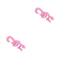 thumbnail image 4 of Soidarity Cabeza secundaria Grillete rápido Diseño único Acero inoxidable profesional Distintivo Larga vida útil Abrazadera para manguera Rosa Rosado 2piezas Soidarity CBP199771, 4 of 6