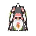 thumbnail image 2 of Lsque Summer Gnome 1 Pattern Canvas Daypack, Durable Backpack, High-quality Versatile Backpack,Vintage Compact Backpack-Medium, 2 of 6