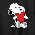thumbnail image 3 of Peanuts -  Valentine's Hugging Heart  - Toddler And Youth Crewneck Fleece Sweatshirt, 3 of 6