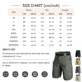 thumbnail image 3 of Fabrcox M-6XL Men Shorts Cargo Big and Tall Men Athletic Shorts Outdoor Camping Going Out Men's Bermuda Shorts with Zipper Pockets No Belt Khaki M, 3 of 5