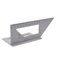 thumbnail image 1 of MasteelfCA Règle de Marquage Carrée en Alliage d'Aluminium pour Menuiserie, Règle de Mesure d'Angle Carré 3d, Outils de Mesure Argentés, 1 of 8