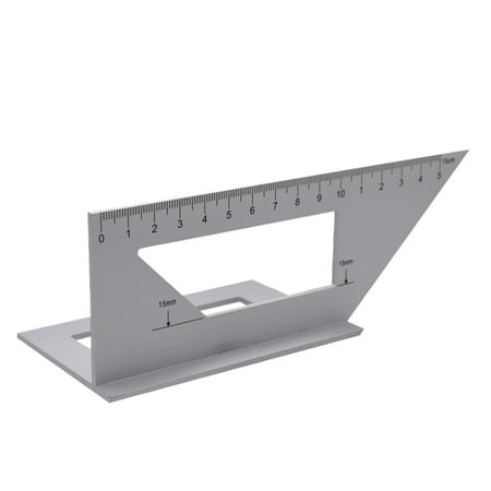 

Voiceine Multifunctional Angle Ruler Aluminum Alloy Scribing Ruler Right Angle Ruler