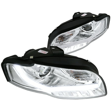 Spec-D Tuning 2006-2008 Audi A4 R8 Sty Led Projector Headlights Head Lamps 2006 2007 2008 (Left +