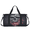 Multicolour 3, variant on Funny Skull Skeleton Travel Duffle Bag Sports Yoga Weekender Overnight Carry on Workout Bags Lightweight Waterproof Gym Tote Bag for Women American Flag