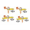 thumbnail image 1 of 4 Pack Soldadura Soporte De Tierra Abrazadera Magnética plata amarillo, 1 of 5