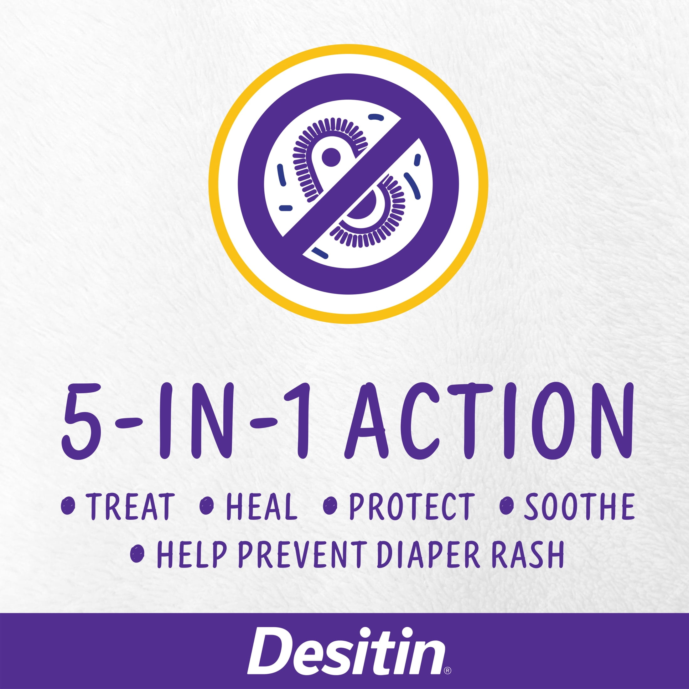 Desitin Maximum Strength Diaper Rash Cream, 40% Zinc Oxide, 4.8 oz