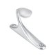 thumbnail image 5 of Gancho para abrigos, gancho duradero para abrigos de pared, gancho moderno para abrigos montado en la pared, ganchos para soporte de perchero para guardarropa de baño y armario(Plata mate), 5 of 11