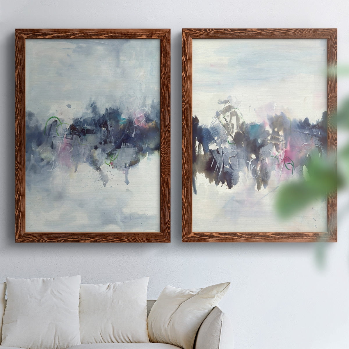 Birds I - Premium Framed Canvas 2 Piece Set - Ready to Hang