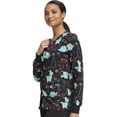 thumbnail image 7 of Dickies EDS Warm Up Scrubs Jacket For Women Snap Front DK309, M, Merry Rex-mas, 7 of 7