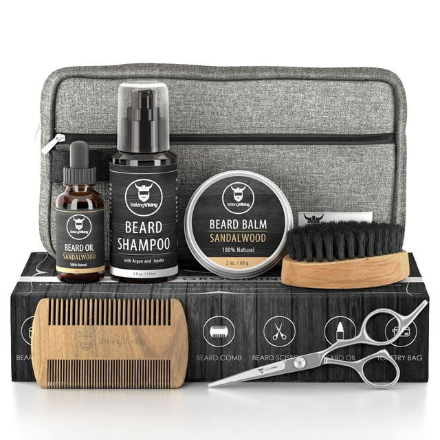 Kit de aseo Striking Viking Premium Care con champú para barba