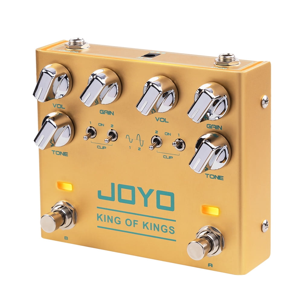 JOYO R-20 Crunch Overdrive Distortion Guitar Pedal Independent Clipping For Electric Guitar