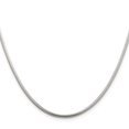 thumbnail image 2 of 925 Sterling Silver Snake Chain Styles Necklace 2 mm 16 inch, 2 of 4