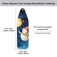 thumbnail image 5 of HELLHERO Iron Pad Board Cover with Christmas Snowman 15" x 54" Polyester Fabric Iron Board Protective Cover for Tailor Shop Home Home Laundry Room, 5 of 5