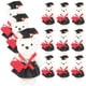 thumbnail image 1 of KAKOWELY 12 osos de peluche para graduación, regalos, ramos, embalajes, decoraciones de osos de graduación, 1 of 5