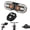 2PCS, variant on Bike Turn Signals with Remote Control, USB Rechargeable Wireless Bicycle Tail Lights 5 Modes IPX6 Waterproof for Night Riding Safety, Easy Mount on Handlebars & Seatposts