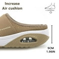 thumbnail image 5 of CHICVOMEY Women's Orthopedic Walking Shoes Air Cushion Slip On Mule Diabetic Friendly with Arch Support Non-Slip Platform Sole Breathable Mesh Sneakers for Women, 5 of 6