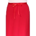 thumbnail image 5 of Women's Plus Size Casual High Waist Satin Tie Belted A Line Midi Knee Length Skirts, 5 of 6