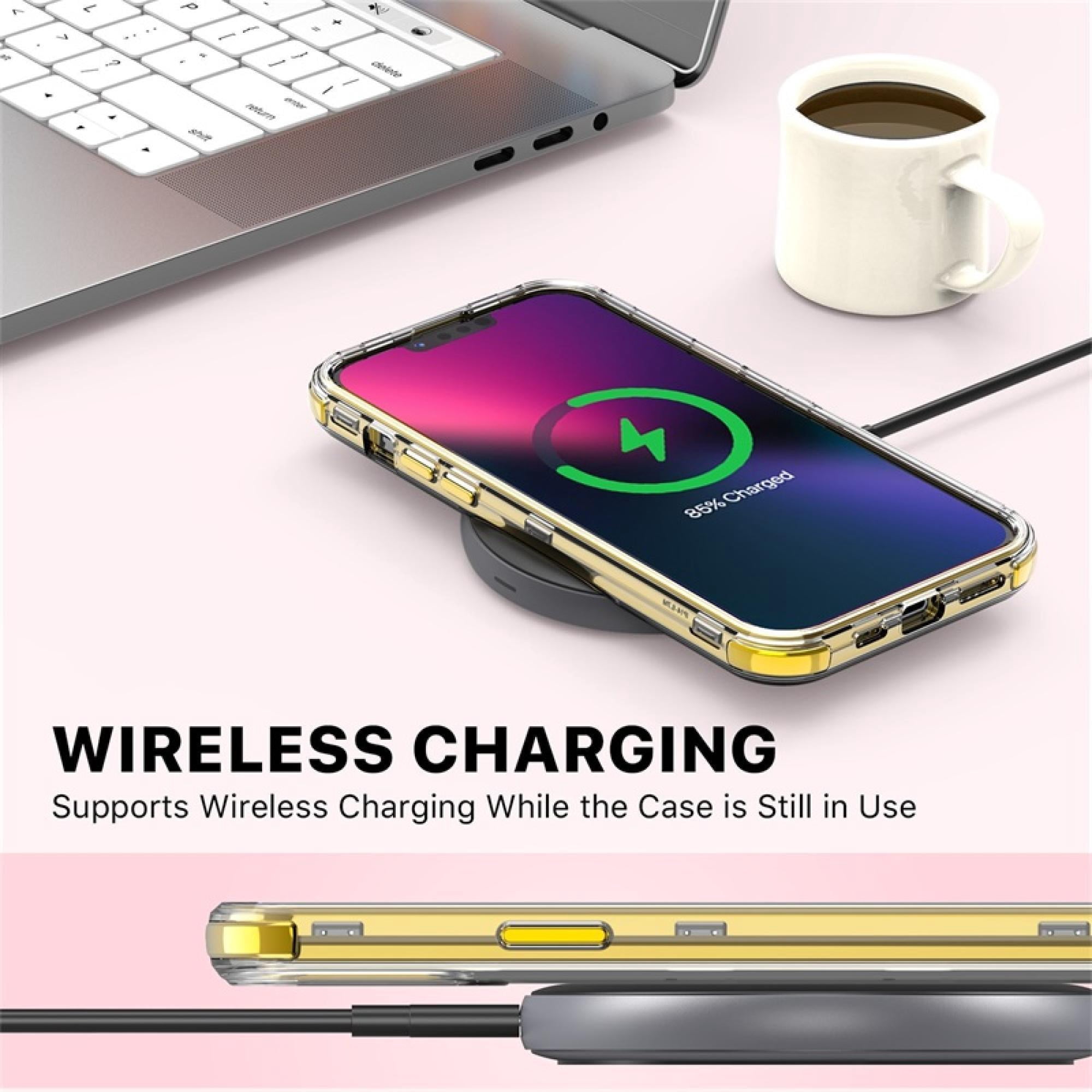 Butterfly Bouquet Magnetic Charging-Compatible Case for iPhone 16 – Slim Protective Floral Cover with Built-In Magnetic Ring & Shock-Absorbing Bumper