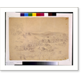 thumbnail image 2 of Historic Framed Print, Cavalry fight near Aldie, Va. During the march to Gettysburg; the Union Cavalry; commanded by Gen. Pleasonton, the Confederate by J.E.B. Stuart, 17-7/8" x 21-7/8", 2 of 9