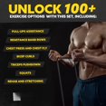 thumbnail image 6 of Resistance Bands For Working Out Men And Women - Set Of 5 Pull Up Strength  Exercise With Handles Door Anchor Bar Options Home Gym, 6 of 7