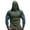 001Army Green, variant on New Hooded Performance Long Sleeve Shirt UV Sun Protection Long Sleeve Quick Dry Fishing Shirts UV Hiking Outdoor Running Athletic Rash Guard Army Green 3XL
