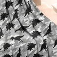thumbnail image 4 of Gray Dinosaurs Camouflage Pattern Blanket,Comfortable Soft Flannel Throw Blanket,All Season,Warm Lightweight Blankets for Sofa Bed Couch Living Room Chair,50"x60", 4 of 4