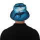 thumbnail image 5 of Balery Ocean Dolphin Fish School Sombreros para el sol para hombre y mujer, sombrero de pescador con UPF 50+, 5 of 6