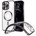 thumbnail image 1 of [PST] iPhone 16 Pro Max Case, Hybrid TPU Back Cover with Magnetic Wireless Charging (MagSafe Compatible), 1 of 4