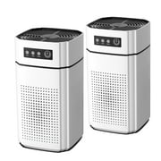 AIRFIRE Air Purifiers for Bedroom 315 Sq.ft, HEPA Air Purifiers for Pets, Pollen, Wildfire, AP202, White, 2 Pcs/ Case
