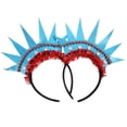 thumbnail image 1 of 2 piezas de tocado de estatua de corona, accesorios creativos para el cabello, accesorios para el cabello de fiesta para el Día de la Independencia, 1 of 7