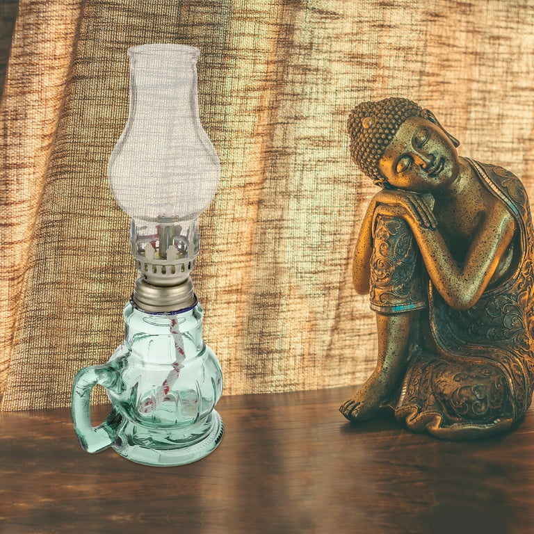 Large Glass Kerosene Oil Lamp Lantern Vintage Oil Lamps for Indoor Use  Decor Chamber Hurricane Lamp - Yahoo Shopping
