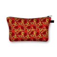 thumbnail image 1 of Bolsa de cosméticos con estampado de amapolas rojas para mujer, Bolso pequeño para maquillaje, neceser femenino de belleza, estuche de cosméticos Fivean unisex, 1 of 2