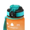 thumbnail image 4 of Botella de agua deportiva de 32 oz con marcador de tiempo sin BPA Labymos  Botella para beber, 4 of 7